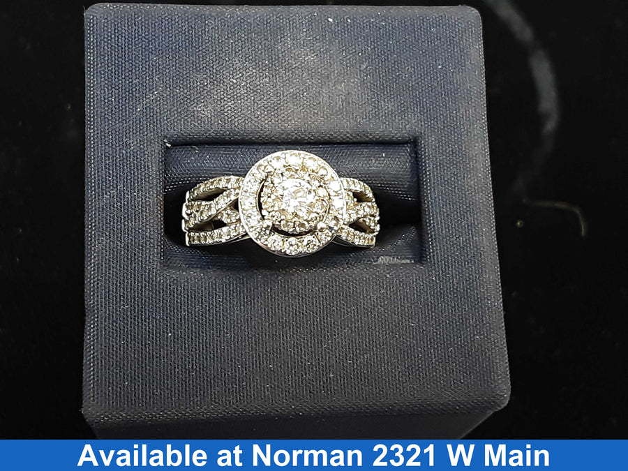 Women's Ring - White Gold 10k (.417) 5.9 grams Size 6