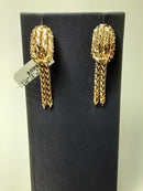 Cluster Earrings Yellow Gold 14k (.585) 10.9 grams