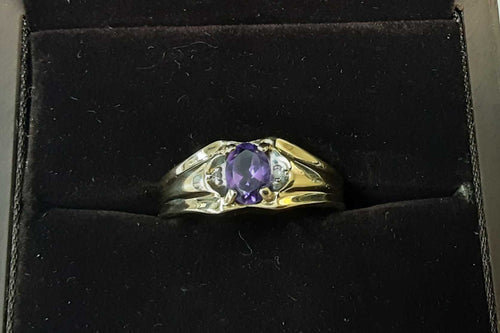 Women's Ring - Yellow Gold 10k (.417) 2.3 grams Size 12
