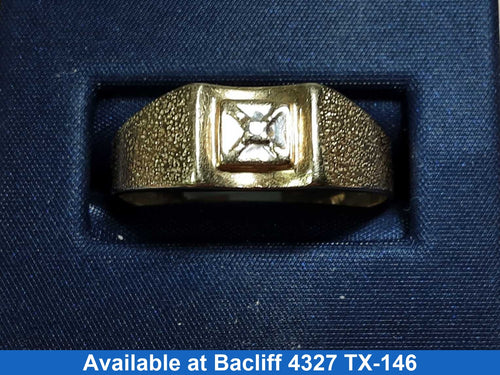 Men's Ring - Yellow Gold 14k (.585) 3.9 grams Size 13