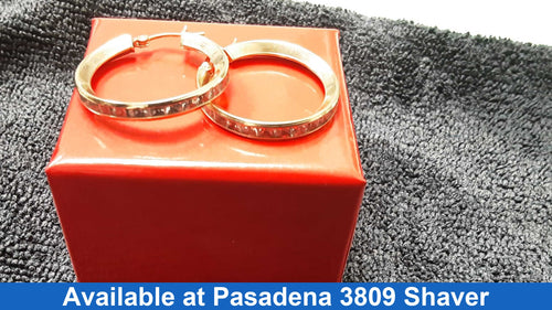 Hoop Earrings - Yellow Gold 10k (.417) 3.9 grams
