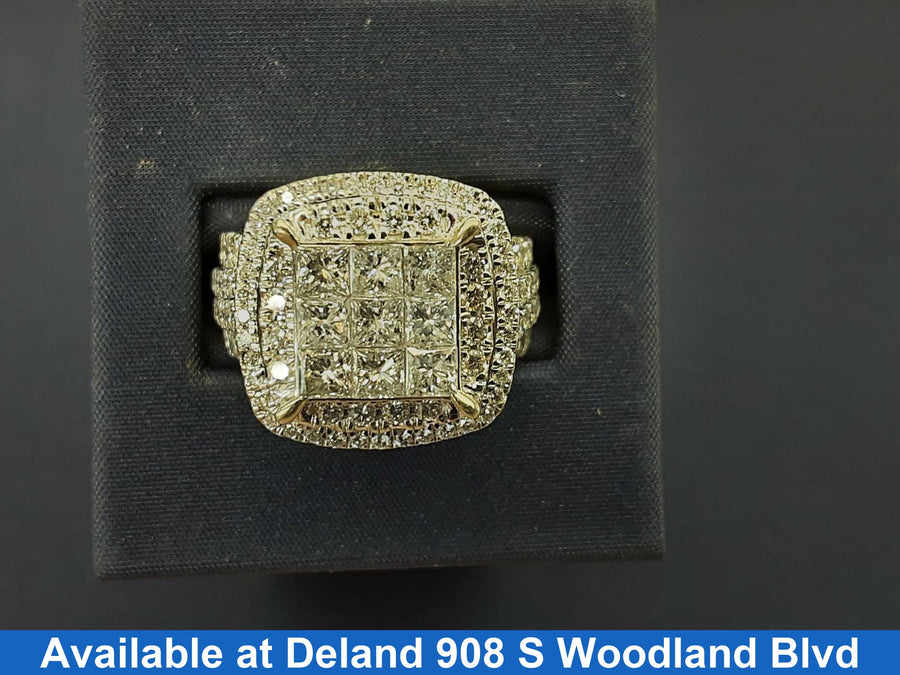 Ring - Engagement Set - White Gold 10k (.417) 8.2 grams Size 9.5