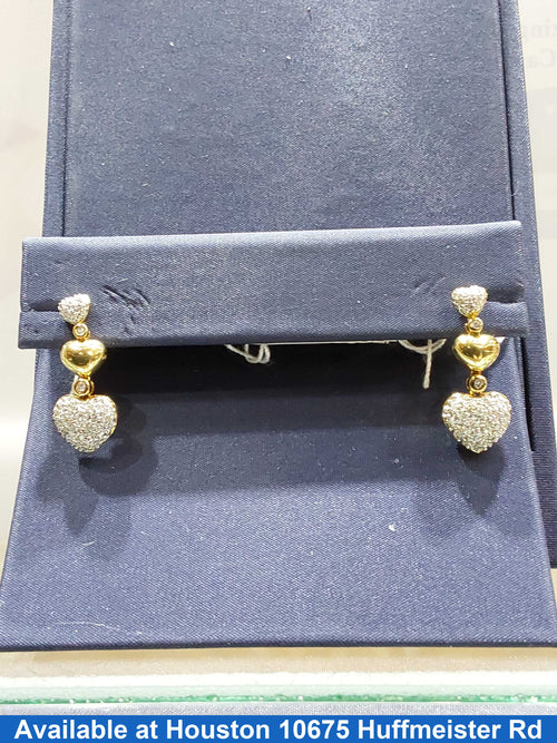 Hoop Earrings - Yellow Gold 18k (.750) 7.3 grams