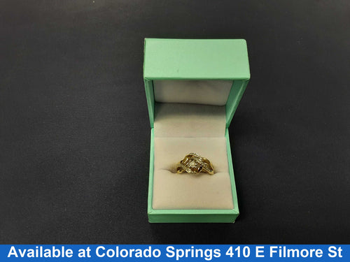 Ring - Wedding Set - Yellow Gold 10k (.417) 3.4 grams Size 7