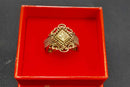 Women's Ring - Yellow Gold 14k (.585) 7.1 grams Size 6.5