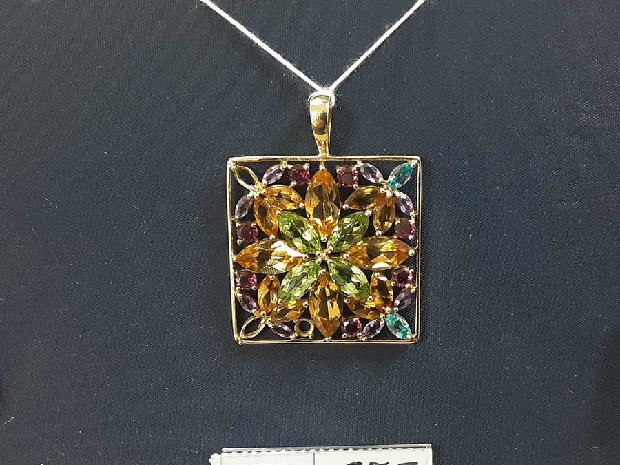 Diamond Pendant - Yellow Gold 10k (.417) 7.2 grams
