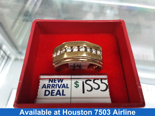 Ring - Wedding Band - Yellow Gold 14k (.585) 12 grams Size 12