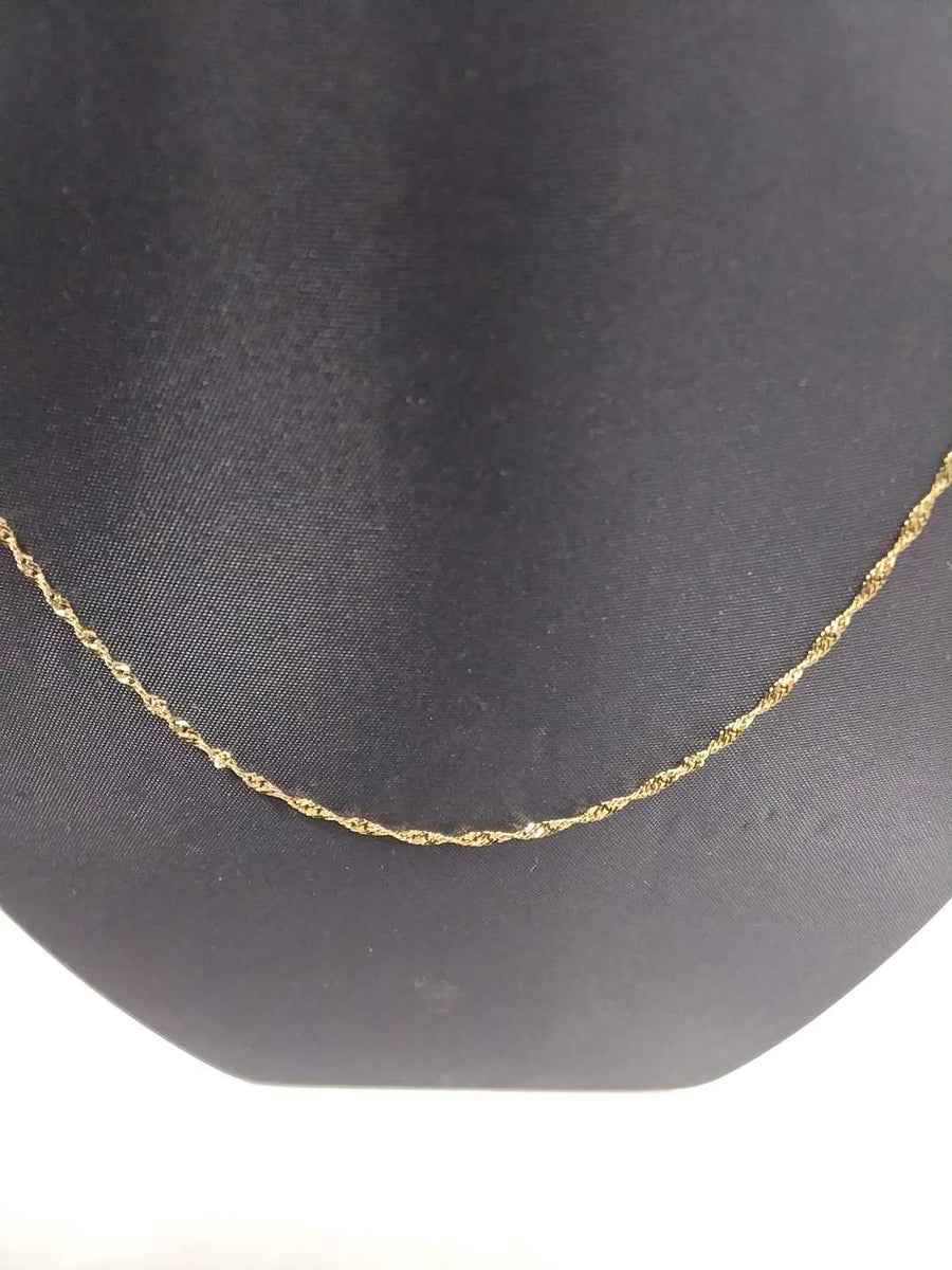 Rope Chain - Yellow Gold 18k (.750) 1.1 grams 16 inch