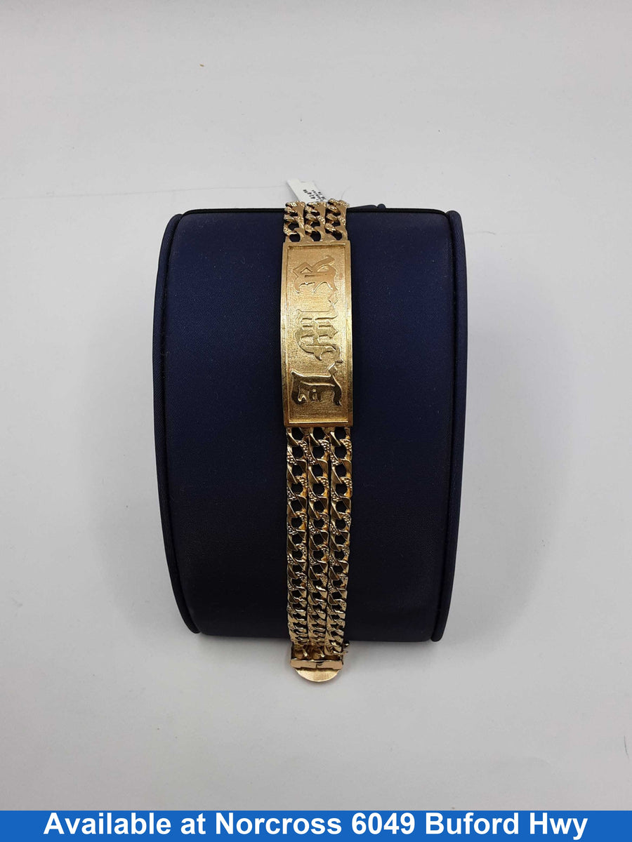 ID Bracelet - Yellow Gold 14k (.585) 38.1 grams 8 inch