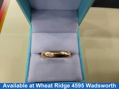 Ring - Wedding Band - Yellow Gold 14k (.585) 6.6 grams Size 10