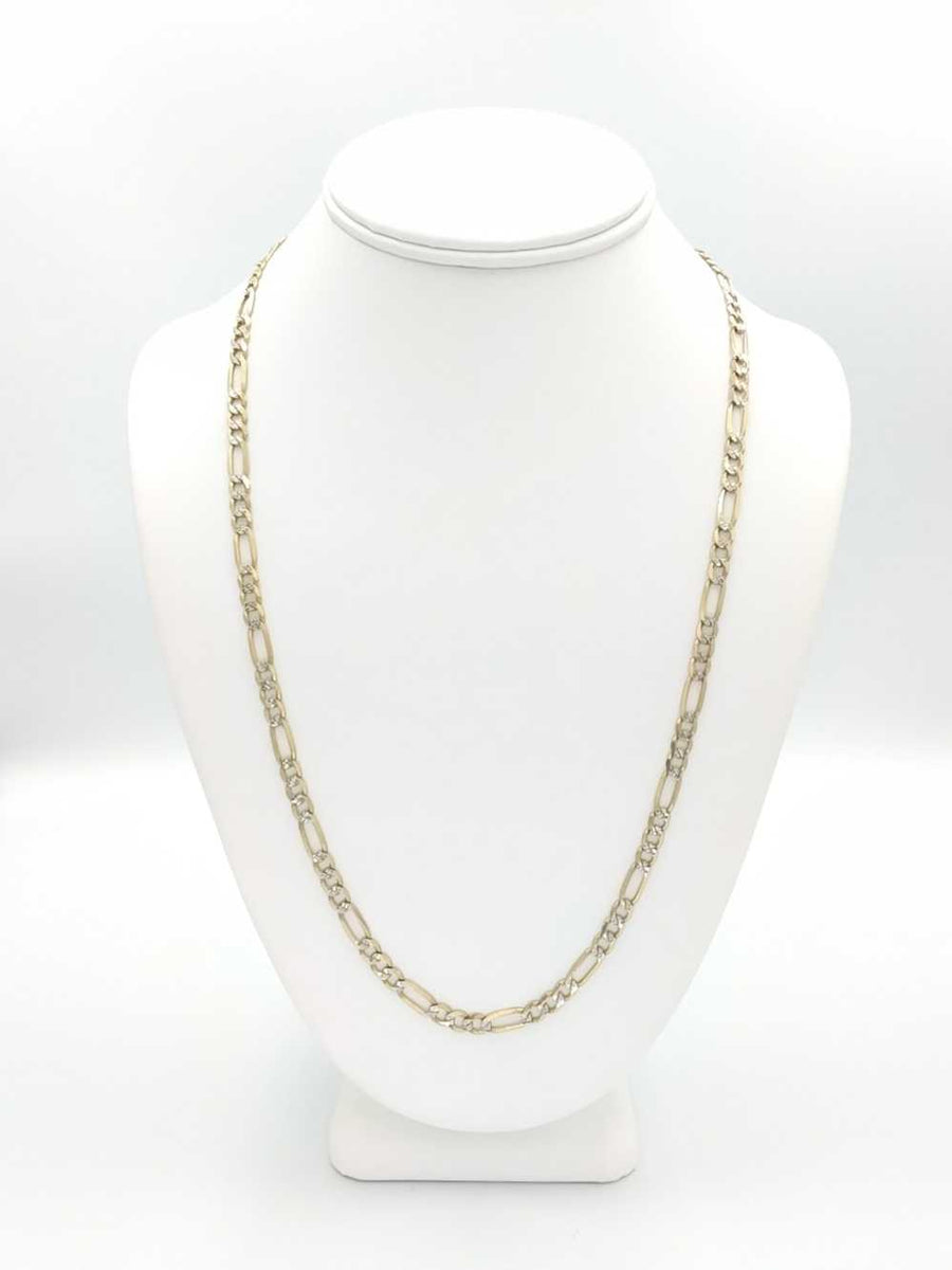 Figaro Chain - Yellow Gold 10k (.417) 16.2 grams 28 inch