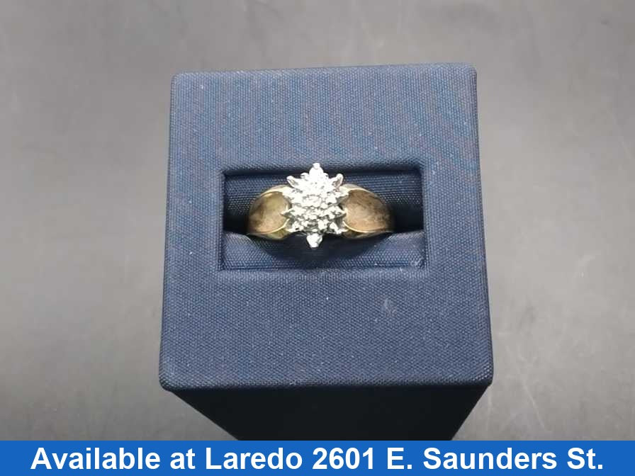 Women's Ring - Yellow Gold 10k (.417) 2.9 grams Size 6