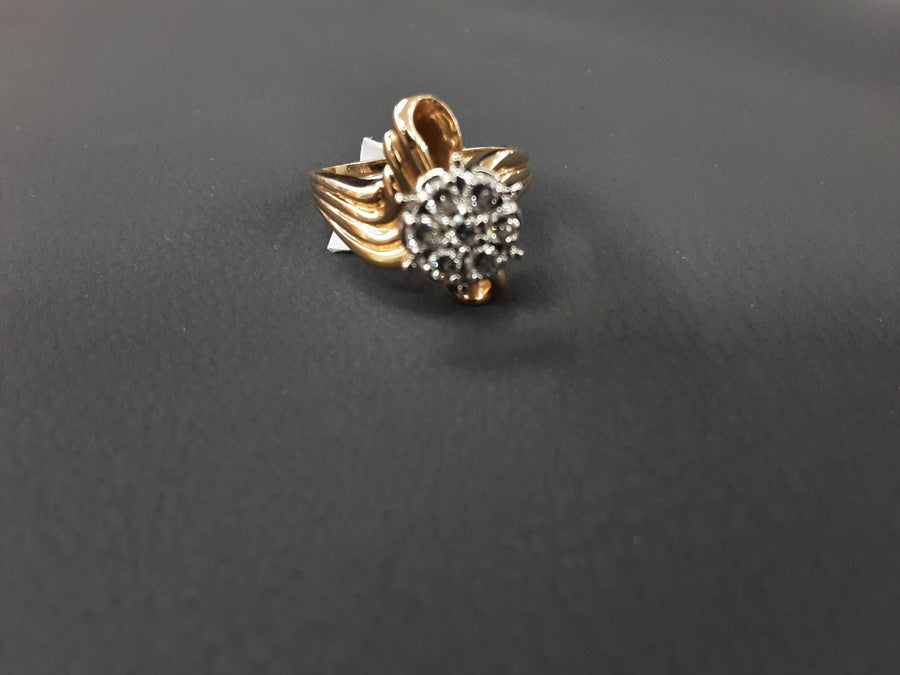 Women's Ring - Yellow Gold 14k (.585) 6.6 grams Size 9