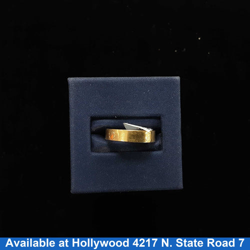 Ring - Wedding Band - Yellow Gold 18k (.750) 1.5 grams Size 6
