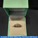 Ring - Wedding Set - White Gold 14k (.585) 3.8 grams Size 5.5