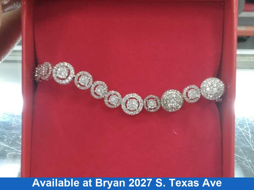 Bracelet - White Gold 10k (.417) 10.6 grams 8 inch