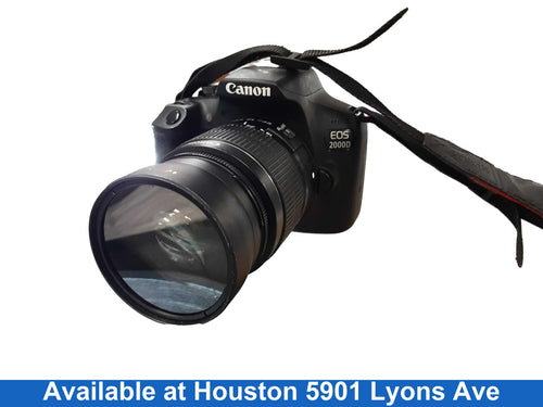 Canon 2000d Black Digital SLR Camera