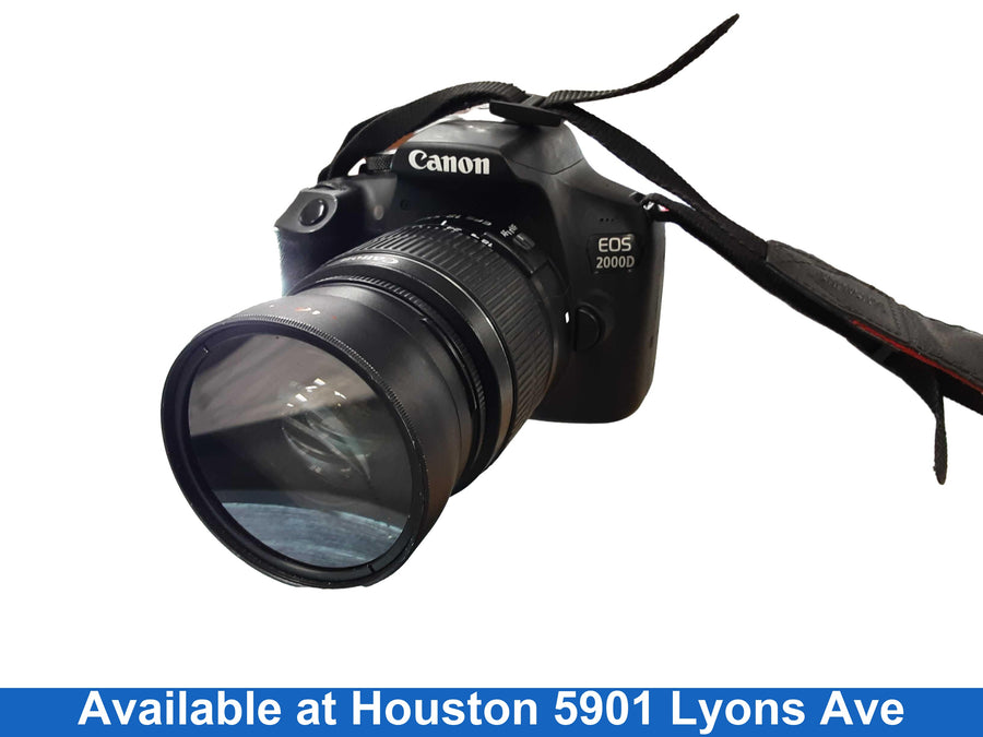 Canon 2000d Black Digital SLR Camera