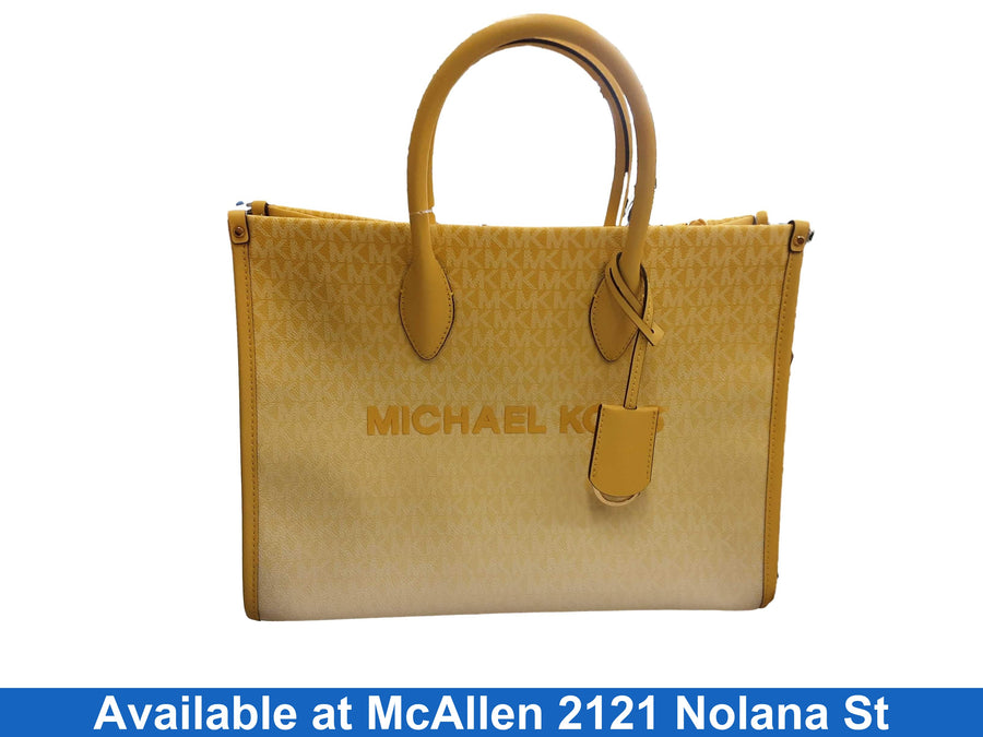 Michael Kors Av-2410 Yellow Purse / Handbag