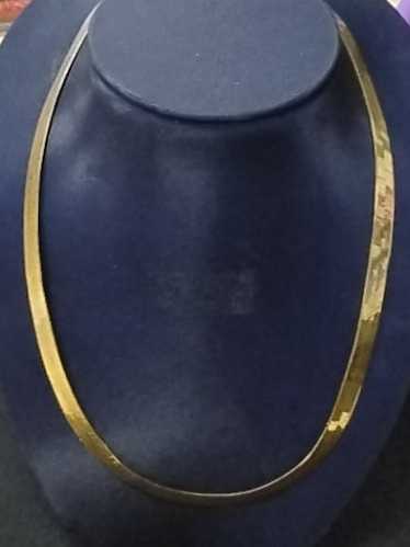 Herringbone Chain - Yellow Gold 14k (.585) 17.5 grams 22 inch