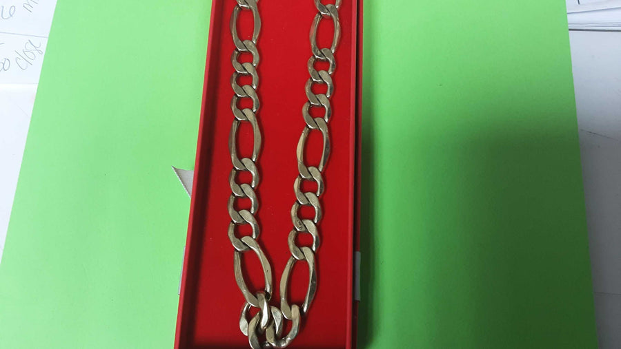 Figaro Chain - Yellow Gold 10k (.417) 35.8 grams 23 inch