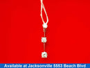 Diamond Pendant - White Gold 14k (.585) 1.4 grams