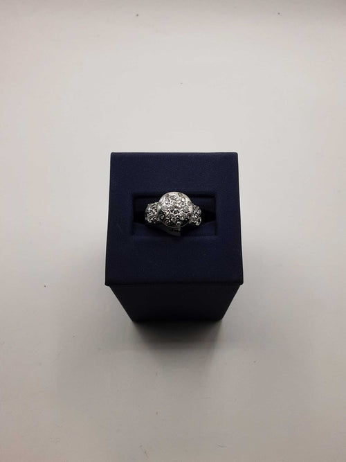 Women's Ring - White Gold 14k (.585) 5.5 Grams Size 4.5