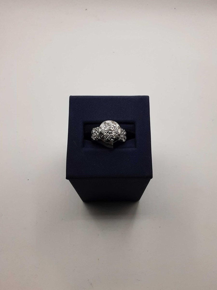 Women's Ring - White Gold 14k (.585) 5.5 Grams Size 4.5