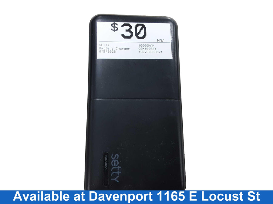 Setty 10000mah Black Battery Charger