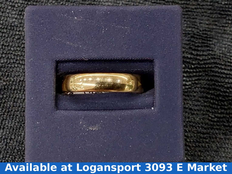 Ring - Wedding Band - Yellow Gold 10k (.417) 2.8 Grams Size 10