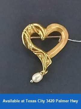 Broach - Yellow Gold 14k (.585) 8.2 grams
