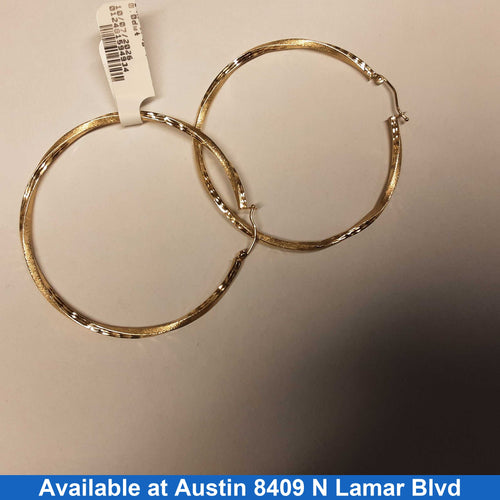Bangle Earrings - Yellow Gold 14k (.585) 4.4 grams