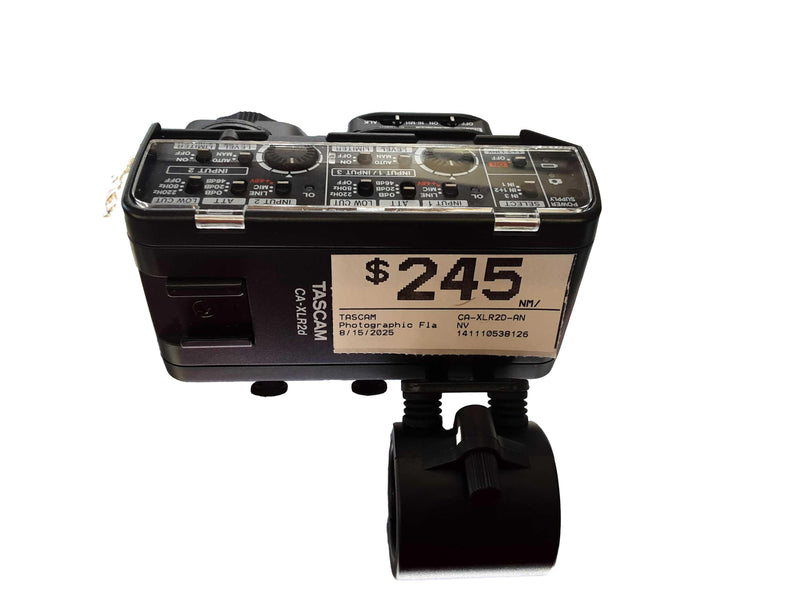 Tascam Ca-xlr2d-an Black Flash