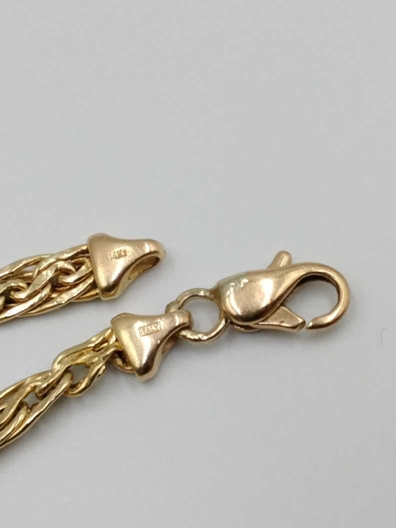 Wheat Bracelet - Yellow Gold 14k (.585) 7.6 grams 7 inch