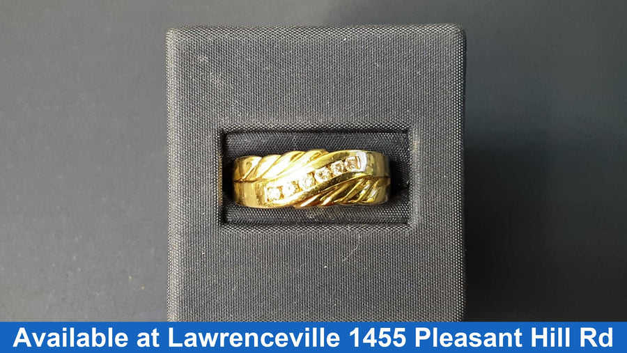 Ring - Wedding Band - Yellow Gold 14k (.585) 4.9 grams Size 7.5