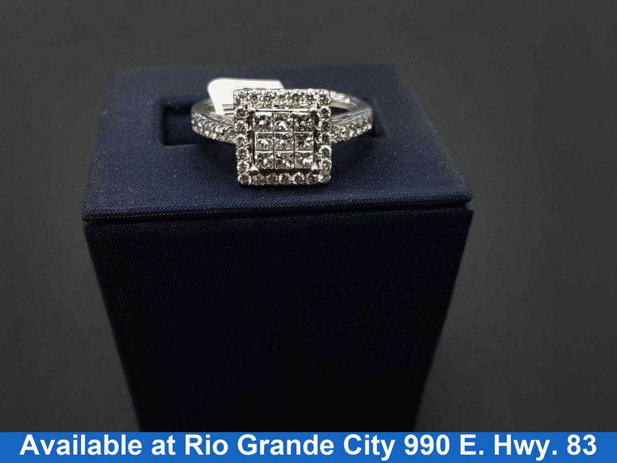 Women's Ring - White Gold 14k (.585) 4.7 grams Size 8