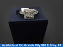 Women's Ring - White Gold 14k (.585) 4.7 grams Size 8