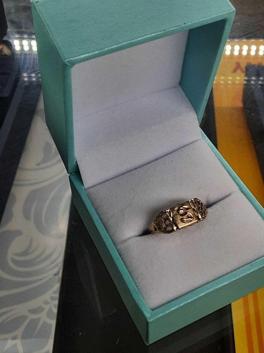 Women's Ring - Yellow Gold 10k (.417) 1.2 grams Size 20