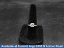 Women's Ring - Solitaire - White Gold 14k (.585) 2.7 grams Size 6.5