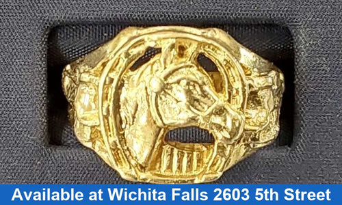 Men's Ring - Yellow Gold 10k (.417) 8.1 grams Size 10