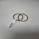 Hoop Earrings - Yellow Gold 10k (.417) 1.7 grams