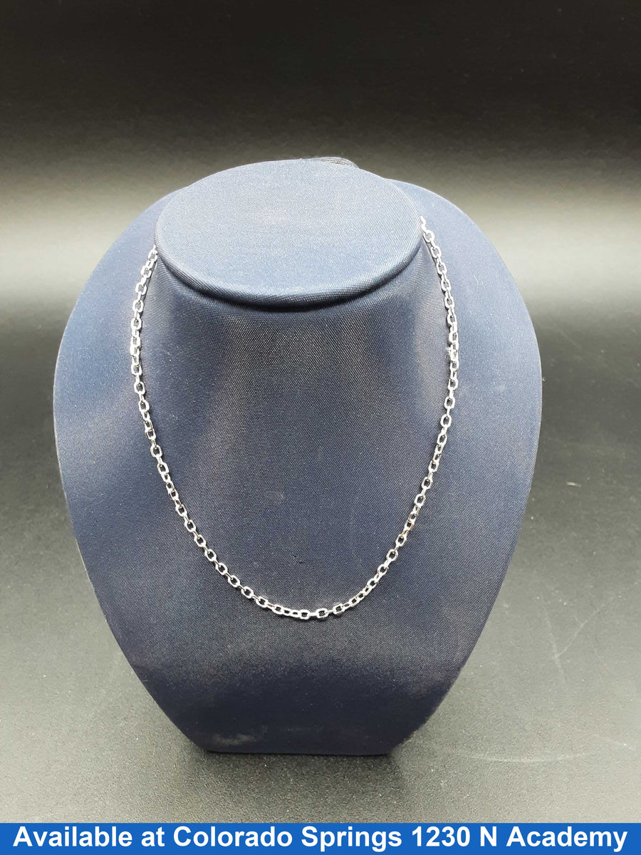 Chain - White Gold 14k (.585) 7.8 grams 30 inch