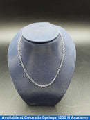 Chain - White Gold 14k (.585) 7.8 grams 30 inch