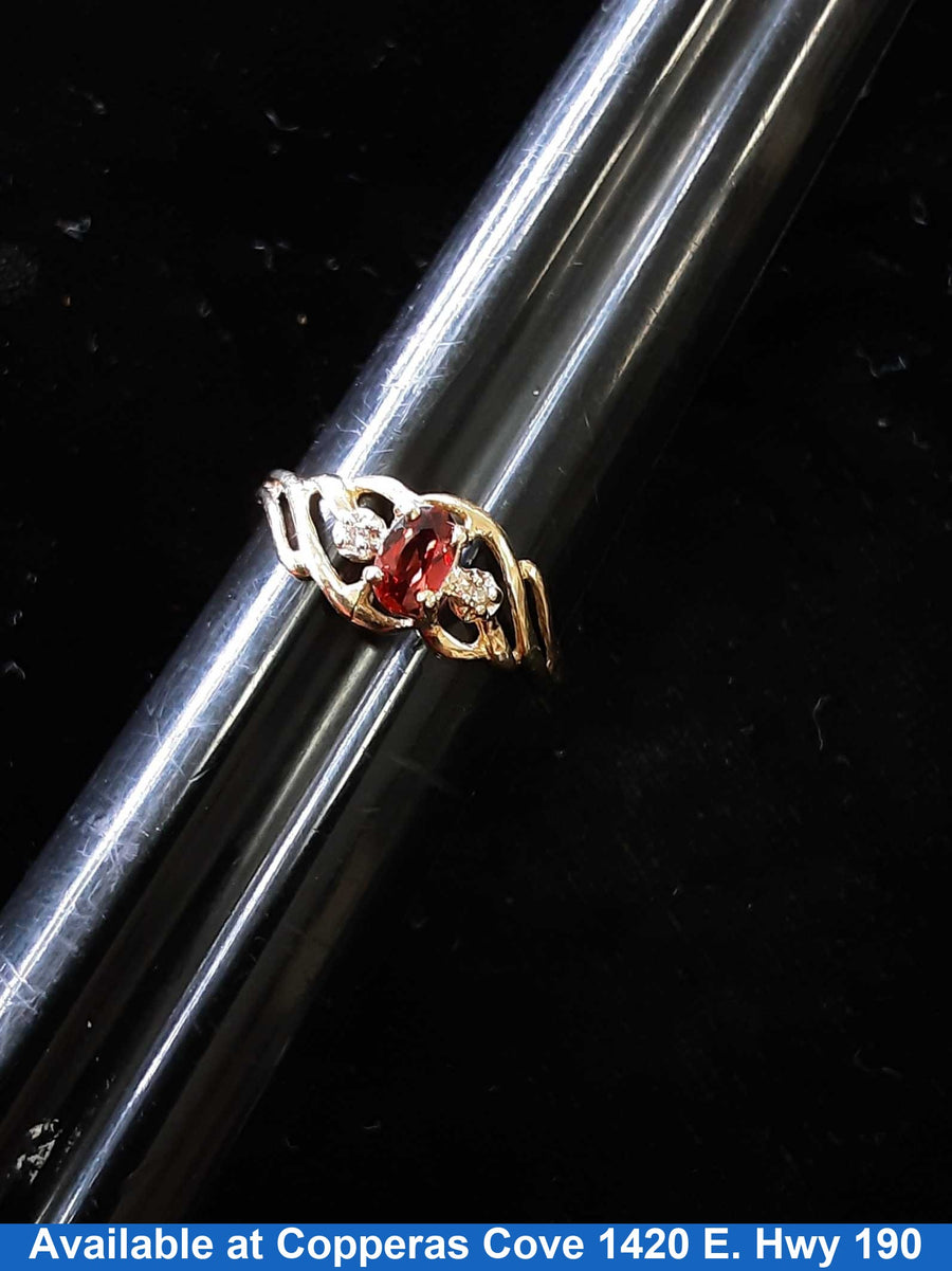 Women's Ring - Yellow Gold 10k (.417) 1.2 grams Size 6