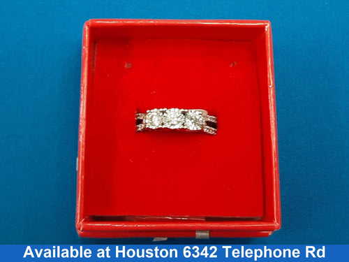 Women's Ring - White Gold 10k (.417) 4.8 grams Size 10