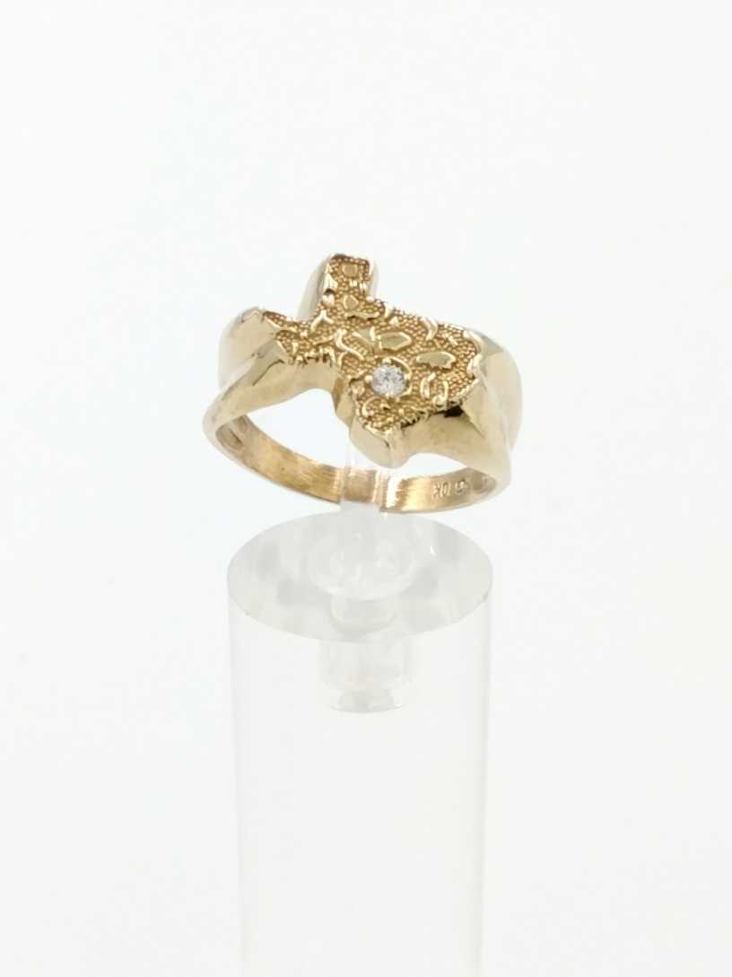 Women's Ring - Yellow Gold 10k (.417) 4.1 grams Size 20