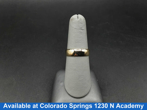 Ring - Wedding Band - Yellow Gold 14k (.585) 5 grams Size 7