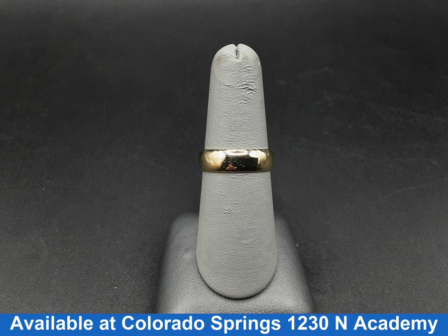 Ring - Wedding Band - Yellow Gold 14k (.585) 5 grams Size 7