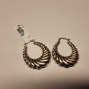 Shrimp Earrings - Silver 4.8 grams