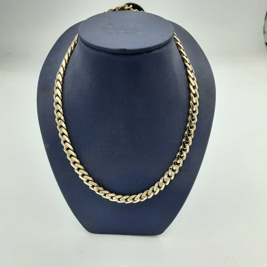 Cuban Link Chain - Yellow Gold 14k (.585) 15.1 grams 22 inch